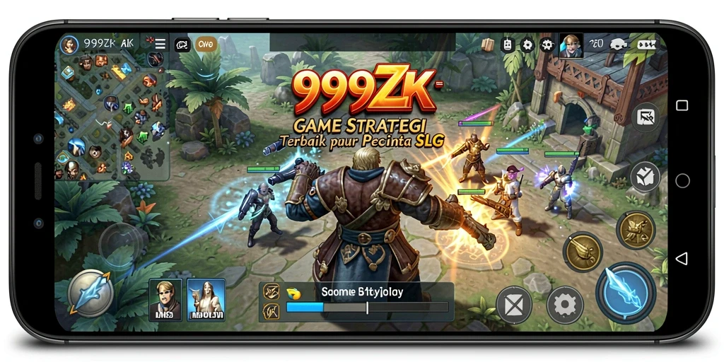 Screenshot gameplay <strong>999ZK</strong> menunjukkan pertempuran strategi yang mendebarkan.
