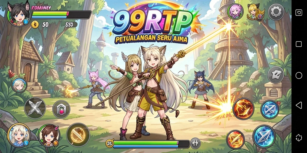 Screenshot 99RTP menampilkan pertarungan seru di dunia Anime.