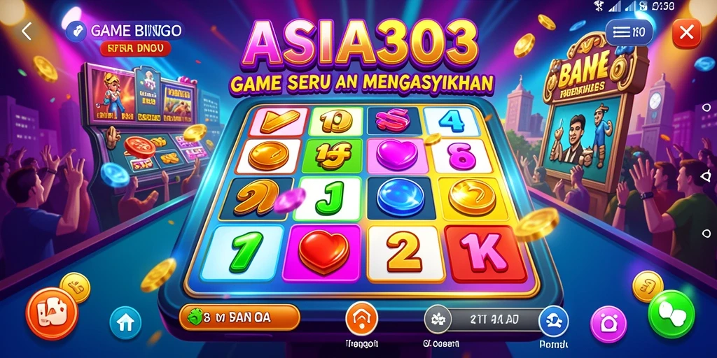 Tangkapan layar gameplay ASIA303 yang menampilkan keseruan permainan Bingo.