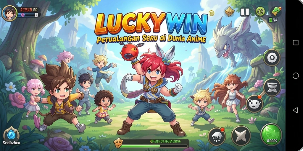 Tampilan gameplay LUCKYWIN yang penuh aksi seru.