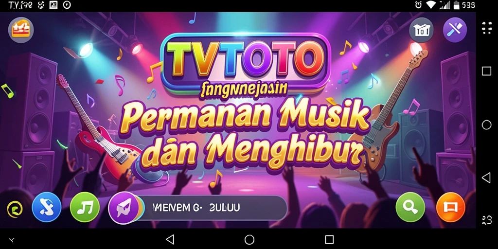 Pengalaman gameplay menarik dalam aplikasi musik TVTOTO.