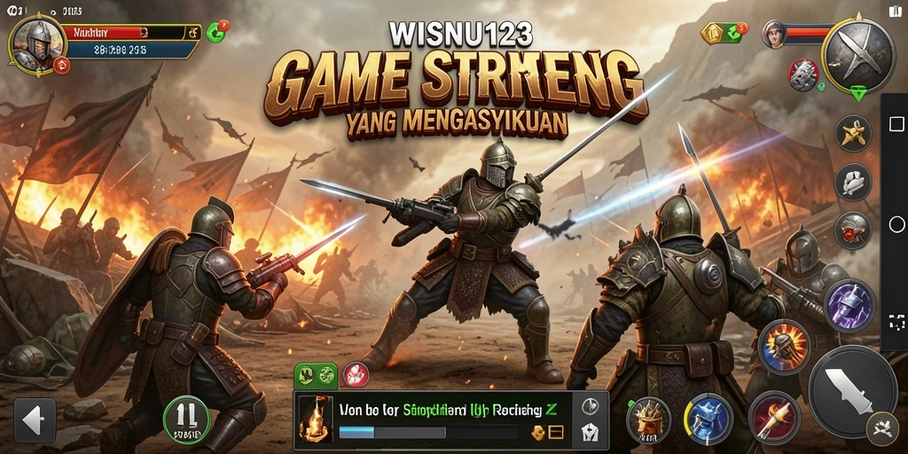 Tampilan gameplay WISNU123 yang seru dan strategis.